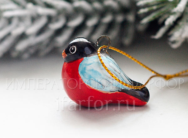 Christmas tree toy Bullfinch