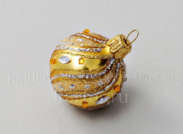 Christmas tree toy Christmas ball Gold