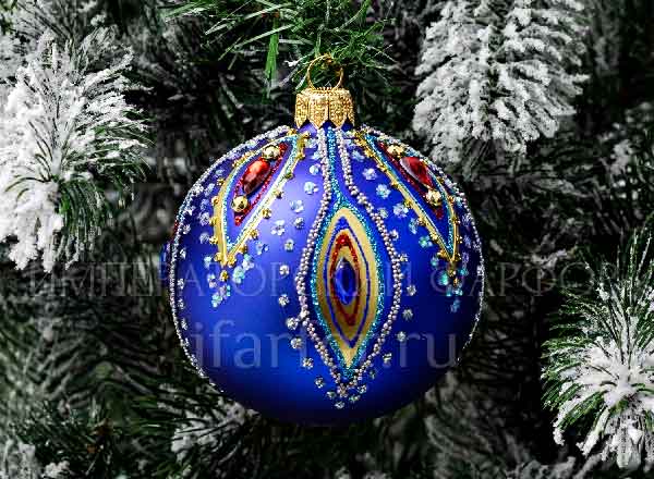 Christmas tree toy Christmas ball Feather of Firebird