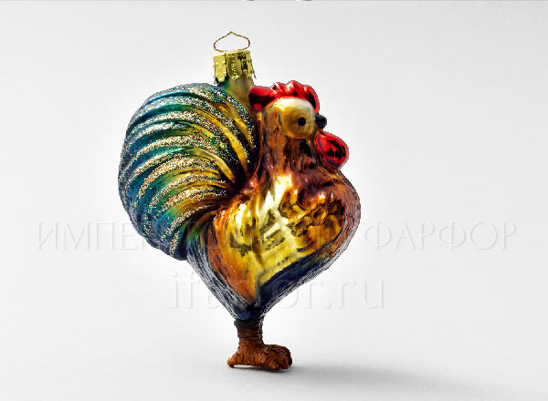 Christmas tree toy Rooster