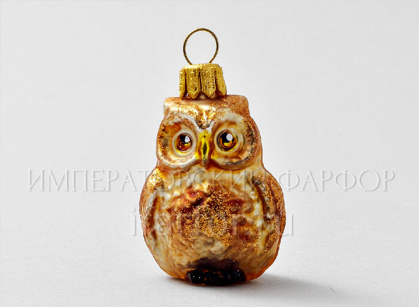 Christmas tree toy Owl Brown owl