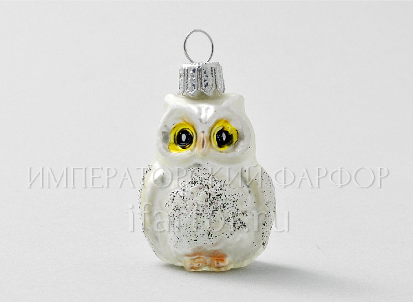 Christmas tree toy Owl White owl