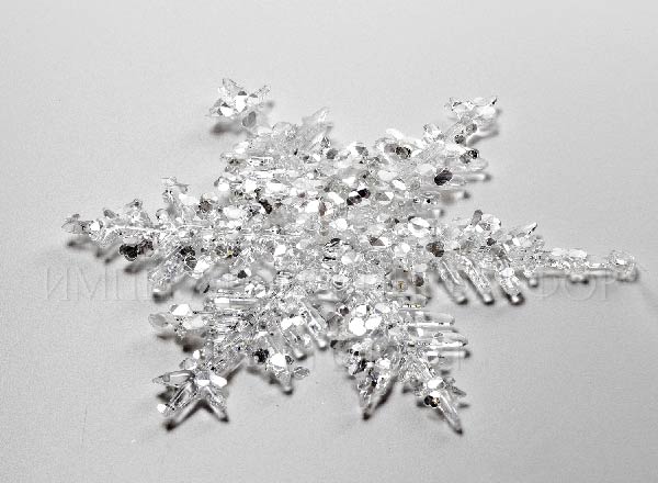 Christmas tree toy Snowflake Рисунок 1