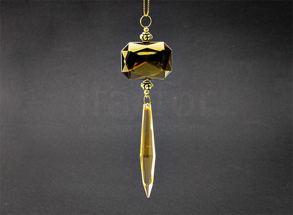 Christmas tree toy Jewelry pendant golden 2