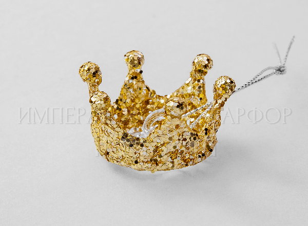 Christmas tree toy Crown Gold