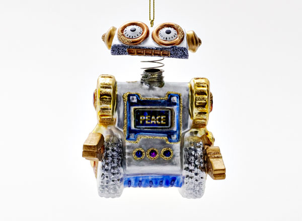 Christmas tree toy Robot