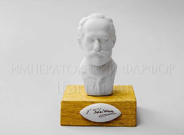 Sculpture Bust of P.I.Tchaikovsky Biscuit