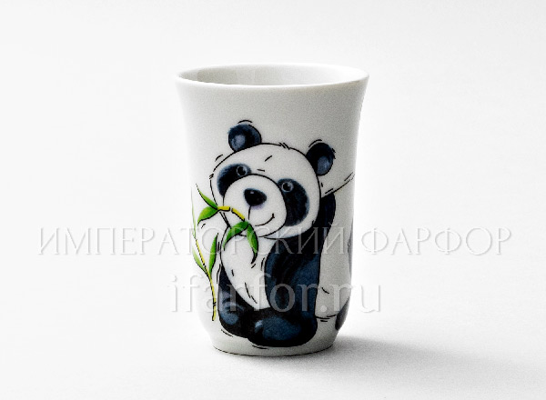 Glass for child Small panda 