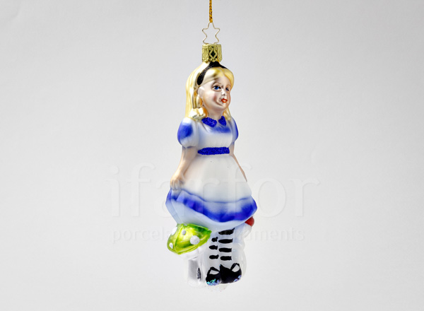 Christmas tree toy Alice in Wonderland. Alice