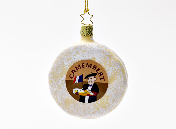 Christmas tree toy Camembert cheese