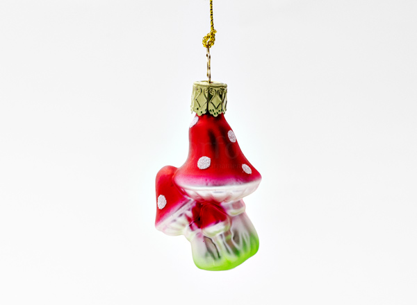 Christmas tree toy Mushrooms. Fly agarics mini