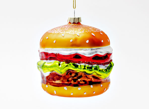 Christmas tree toy Hamburger