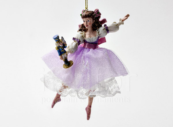 Christmas tree toy Girl with a Nutcracker The girl with the nutcracker ballerina Clara