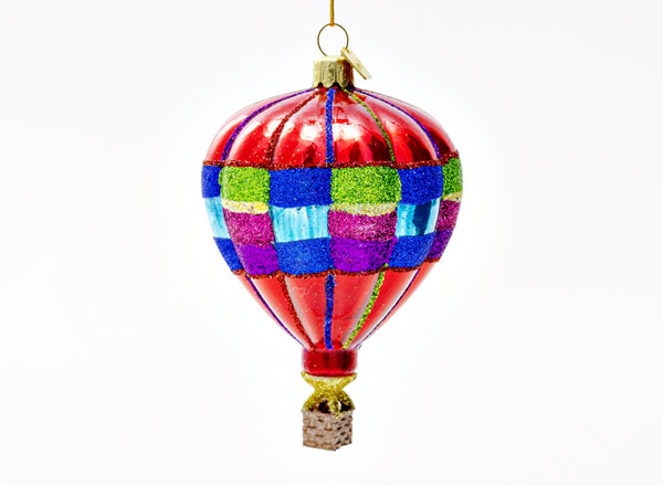 Christmas tree toy Balloon Walk above the ground