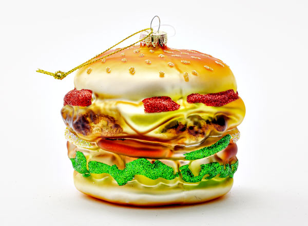 Christmas tree toy Hamburger