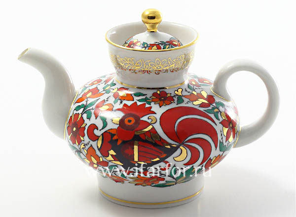 Teapot brewing Russian pattern Baby