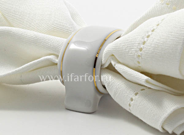 Napkin-ring Gold ribbon Youth