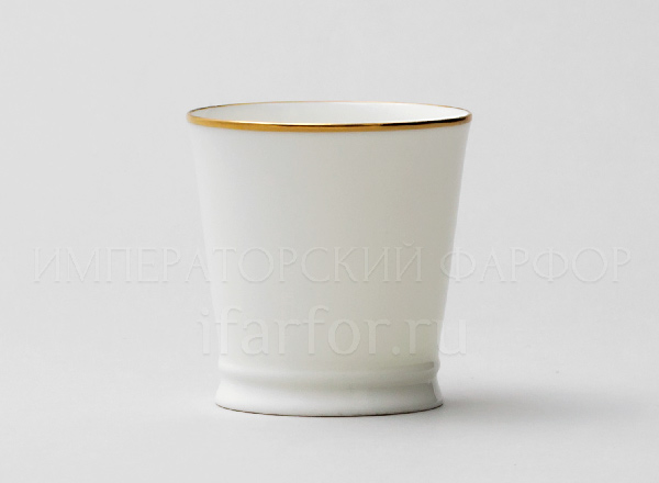 Shot-glass Gold edging Souvenir