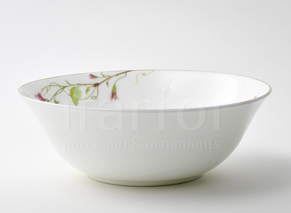 Salad bowl big Blooming peas Premium