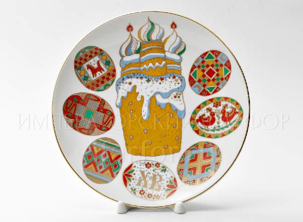 Plate decor. Pysanky