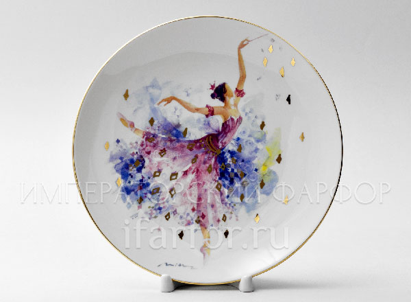 Plate decorative Fairy lilac