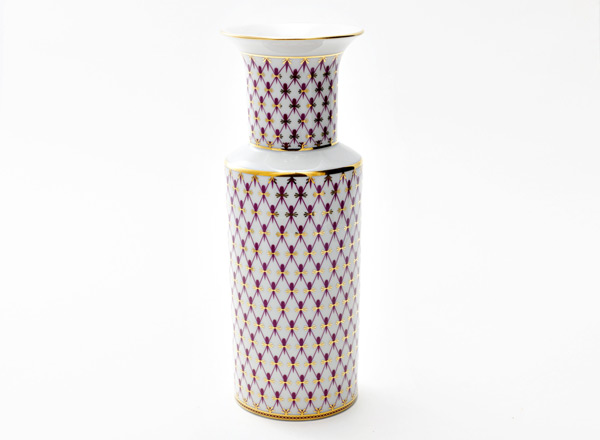 Vase for flowers Net-Blues Cylindrical