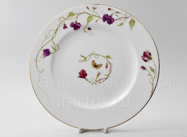 Dish/ platter round Blooming peas Premium