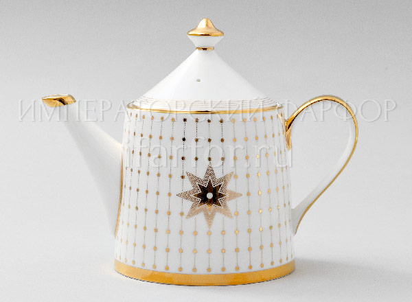 Teapot brewing Azur gold Idyll