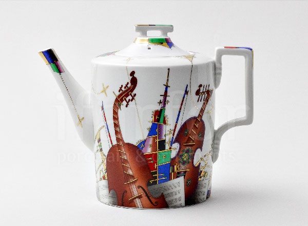 Teapot brewing Musical instruments Armorial