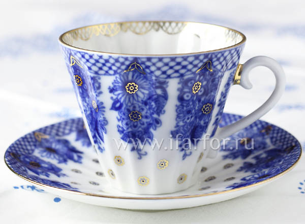 Cup and saucer tea Basket Radial