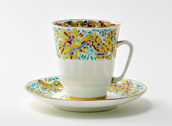 Cup and saucer Motley butterflies May