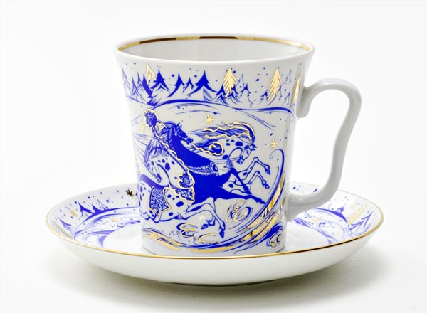 Mug and saucer Trio Leningrad