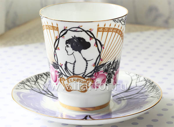 Cup and saucer Dedication to Anna Akhmatova May