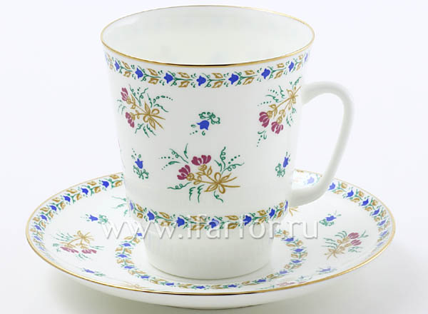 Cup and saucer Blue bluebells May