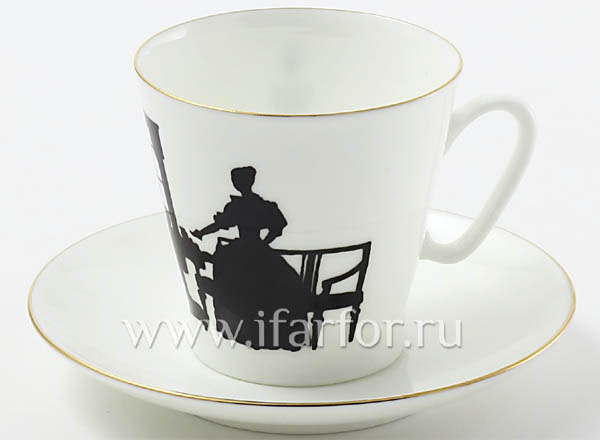 Cup and saucer Coffee Together Black coffee