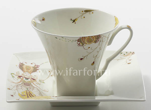 Cup and saucer tea Firebird Petropolis