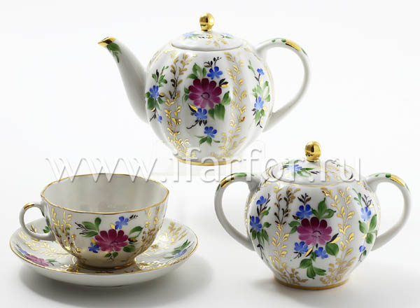 Tea Set Golden grass 6/14 Tulip