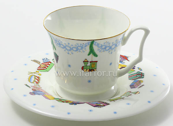 Cup and saucer Coffee Fir-tree Julia