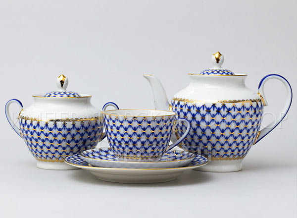 Tea Set Cobalt net 6/20 Spring