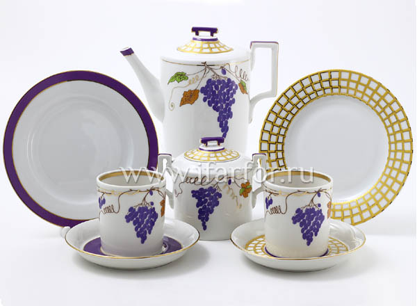 Tea Set Bunch 6/20 Armorial