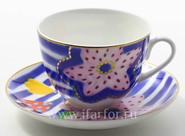 Cup and saucer tea Faith Spring-2