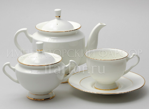 Tea Set Gold ribbon 6/14 Isadora