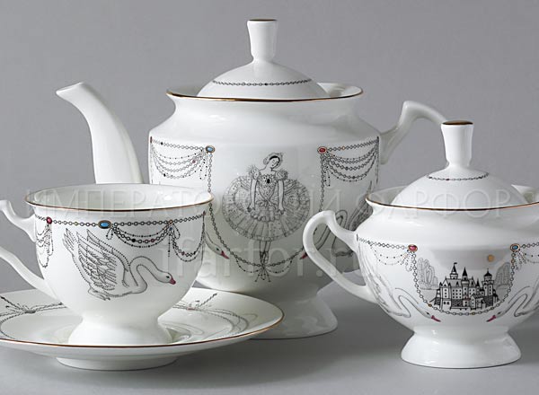 Tea Set Magic swan lake 6/14 Isadora