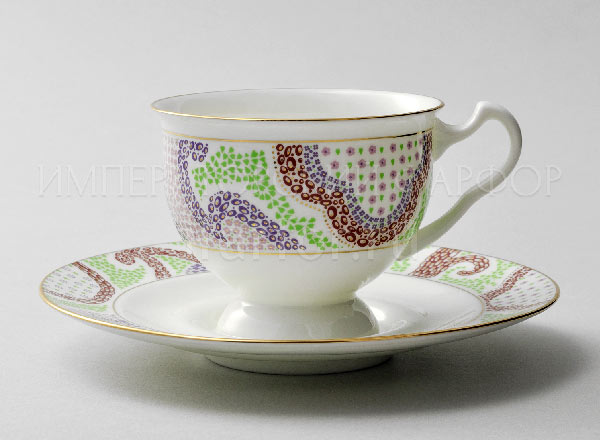 Cup and saucer tea Mariental pink Isadora