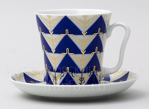 Mug and saucer in a gift box Kalewala Leningrad 2