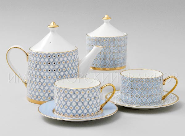 Tea Set Azur 4/10 Idyll