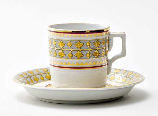 Cup and saucer Coffee Belvedere Armorial