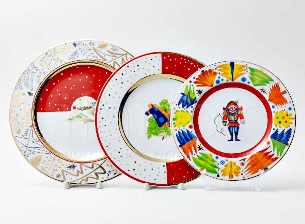 Set of plates Table Prince Nutcracker Vega