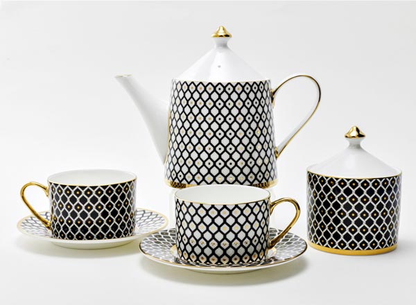 Tea Set Nero 4/10 Idyll