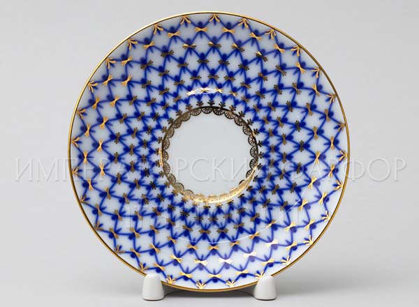 Saucer tea Cobalt net Spring